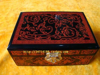 平遙漆器珠寶盒 定制工藝禮品，傳承經(jīng)典文化
